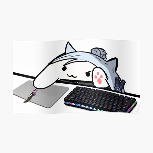 WATCH THIS Bongo Cat Poster For Sale By Memes Inc Redbubble