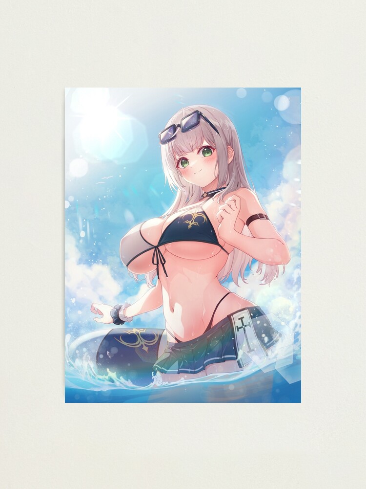 Impression photo Hololive Shirogane Noël bikini sexy vtuber