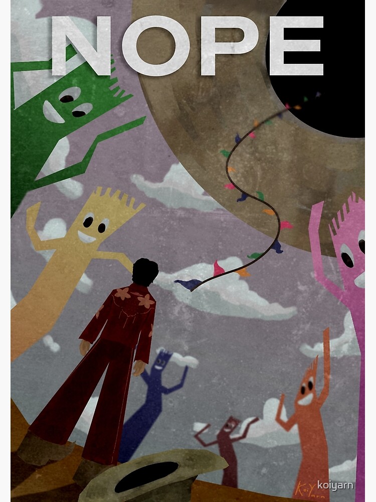 Nope Movie Poster For Sale By Koiyarn Redbubble