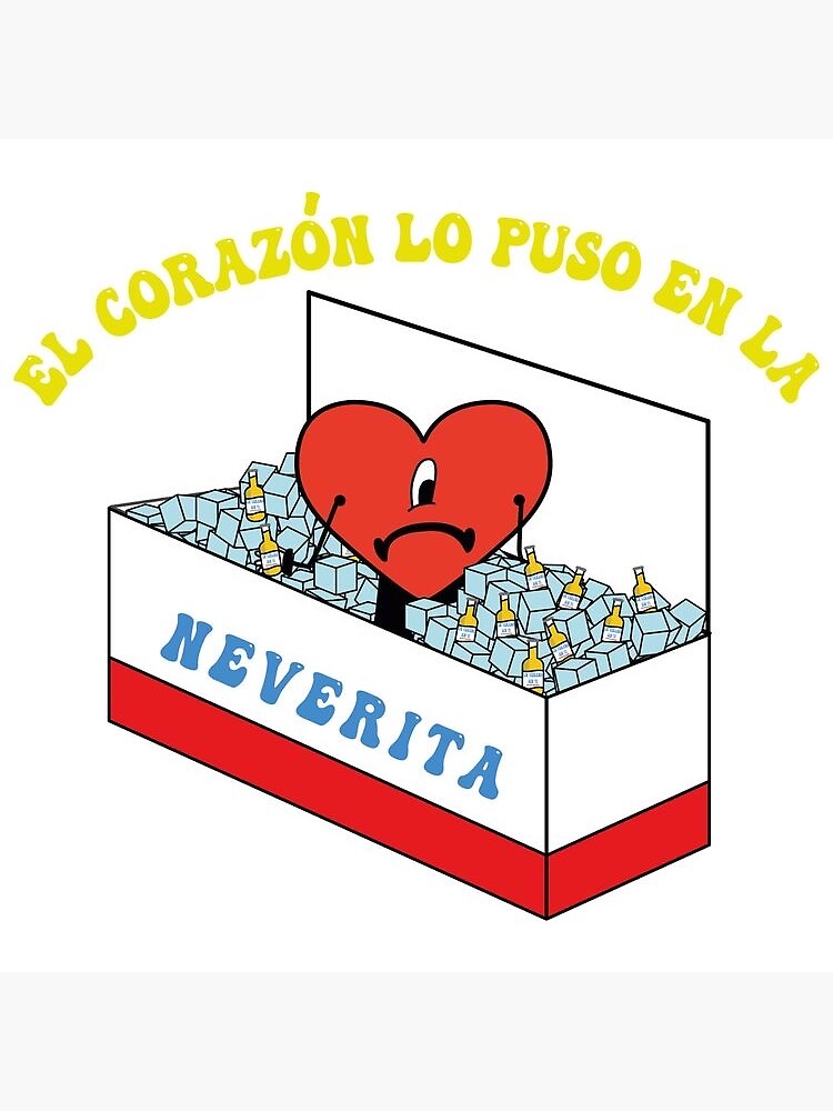 Bad Bunny Neverita Sticker For Sale By Moana Redbubble