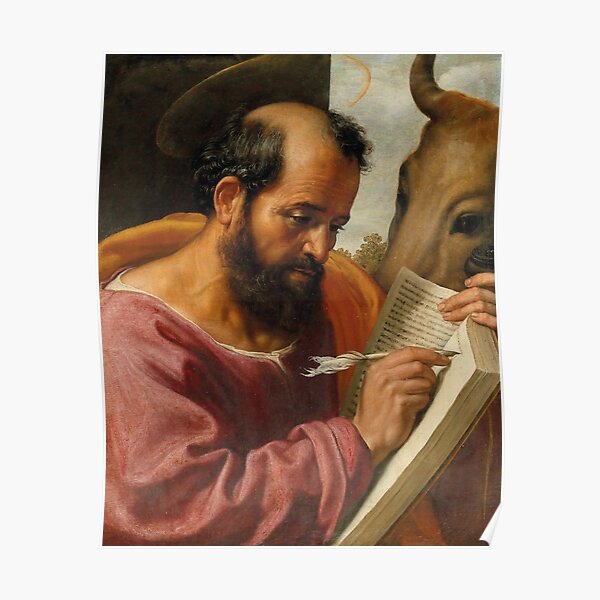 Saint Luke The Evangelist Follower Of Jacob Jordaens