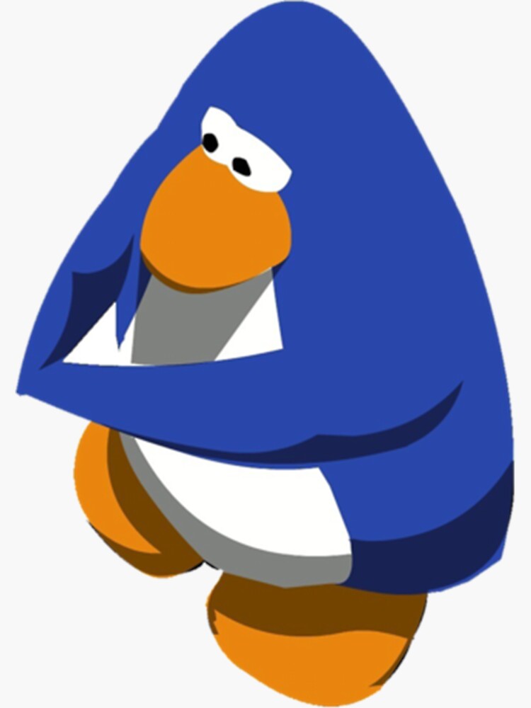 Club Penguin BOI Sticker For Sale By DauinzedMKA Redbubble