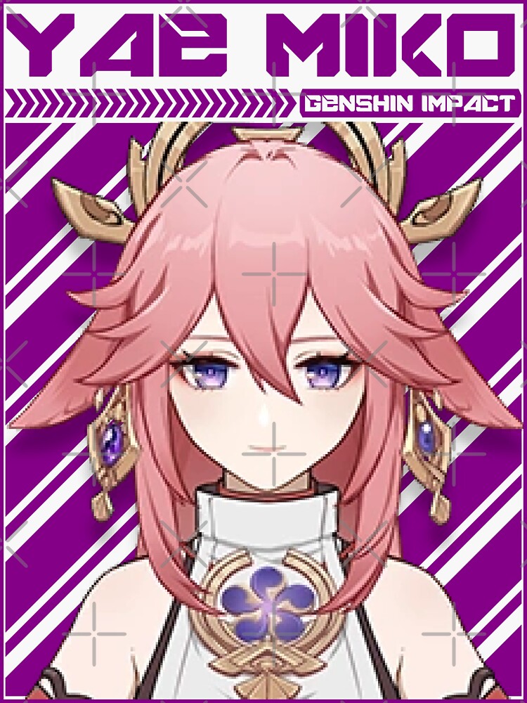 GENSHIN IMPACT YAE MIKO Sticker For Sale By VotreVPX Redbubble