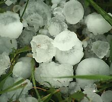 yesterdays hail, 1 inch bullets by dybuk