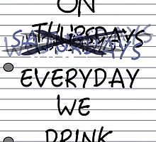 EVERYDAY OF THE WEEK by delusionART