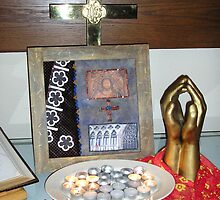 Prayerathon Altar Number One by Lauren Heather Lay