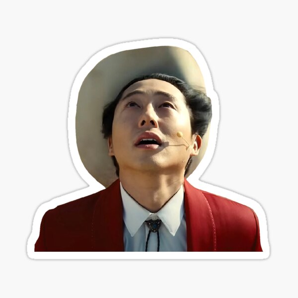 Steven Yeun Nope Movie Sticker For Sale By Themorganlane Redbubble