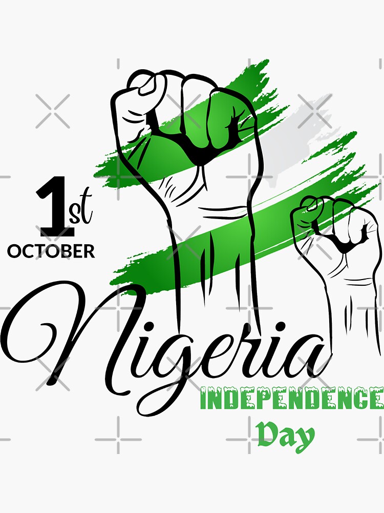 Nigeria Independence Celebration For St October Sticker For Sale By