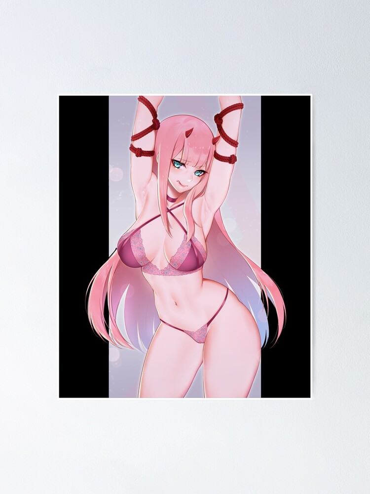 Sexy Zero Two Big Boobs Darling In The Franxx Poster For Sale By