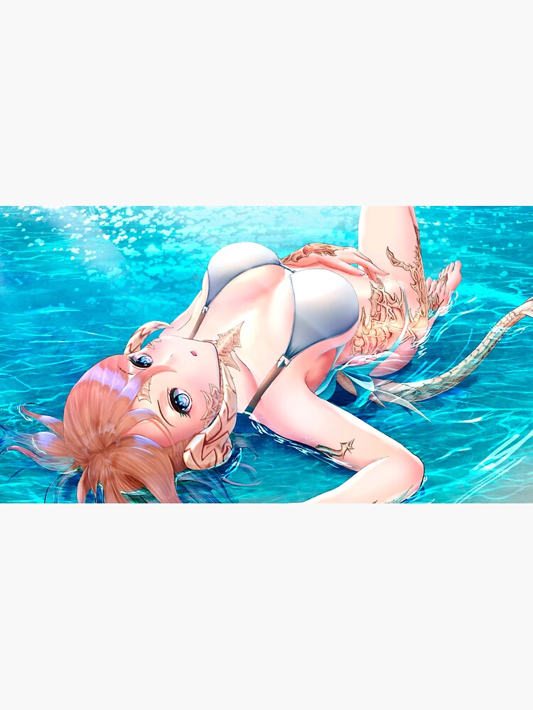 Au Ra Race Hot Bikini Final Fantasy Xiv Ffxiv Sexy Lewd Panties