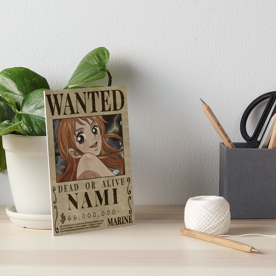 Zeus Nami One Piece Cat Burglar Bounty Poster Art Board Print For