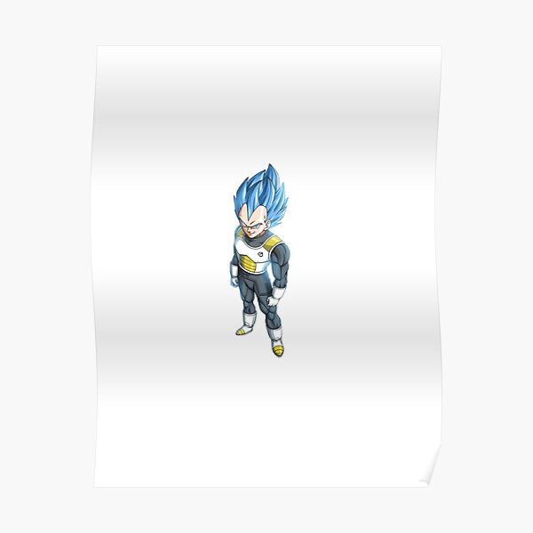 Vegeta Super Saiyan Blue Poster For Sale By Matrixdesigner Redbubble