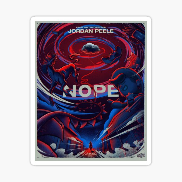 Nope Movie Sticker For Sale By Aeyssa Redbubble