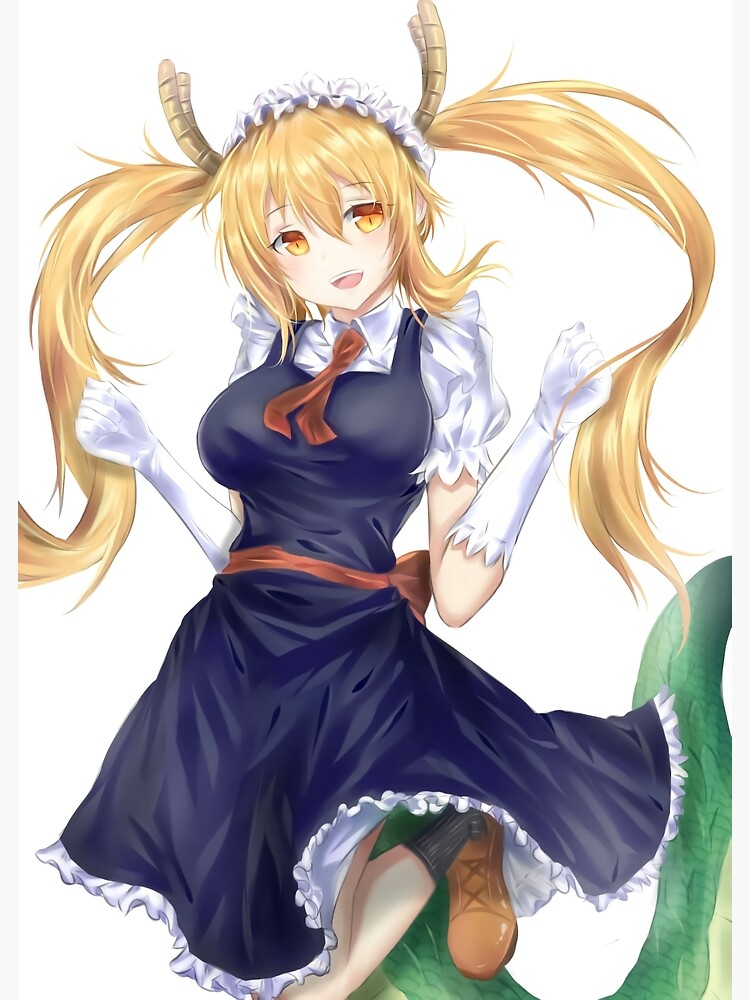 Lucoa Miss Kobayashi Dragon Maid Artistic Drawing Poster For Sale By