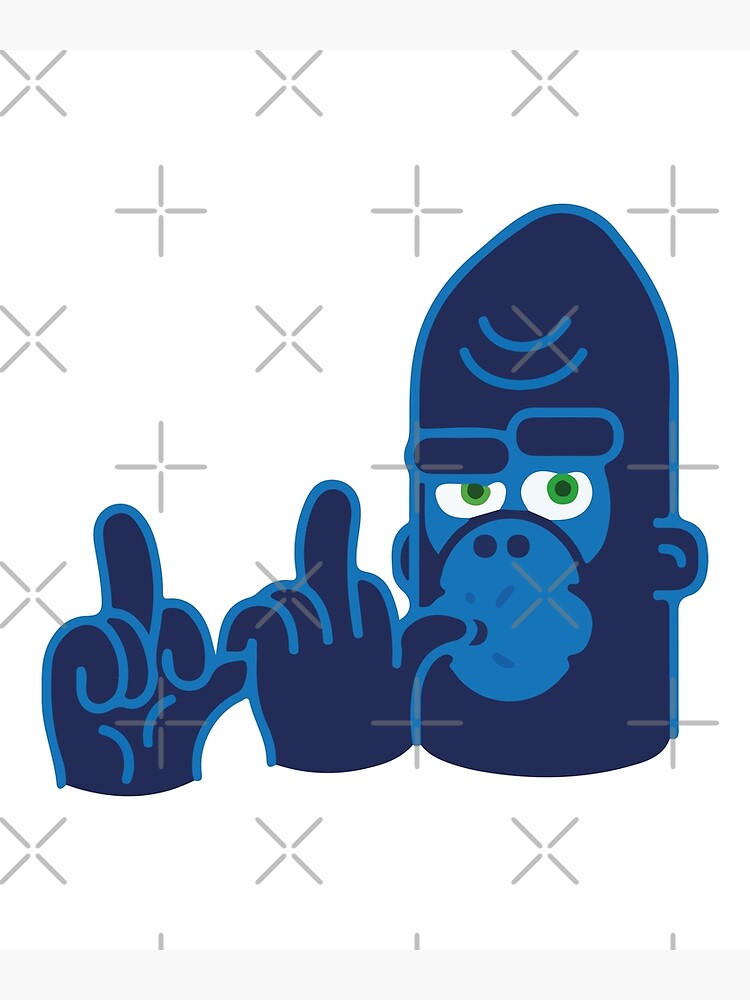 Fuck You Hand Emoji Poster For Sale By Bolkibox Redbubble