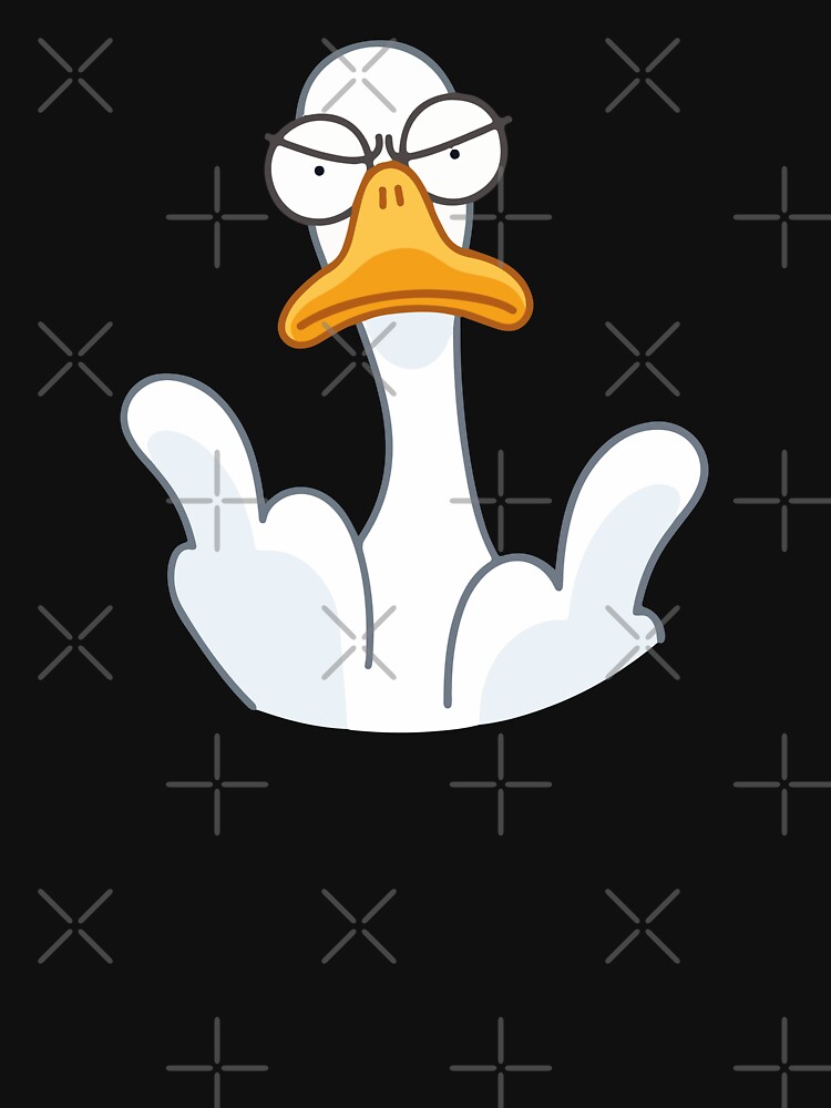 Fuck You Hand Middle Finger Goose Emoji T Shirt For Sale By Bolkibox