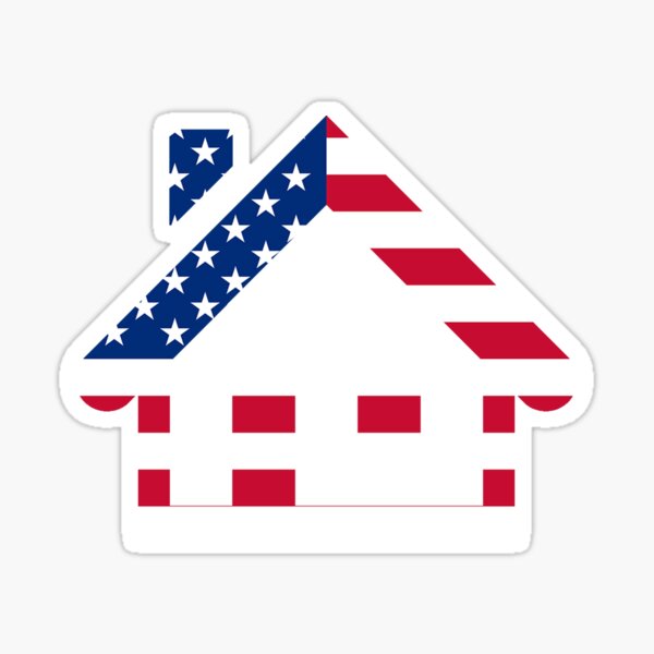 Pegatina Bandera De Estados Unidos Estadounidense Estados Unidos