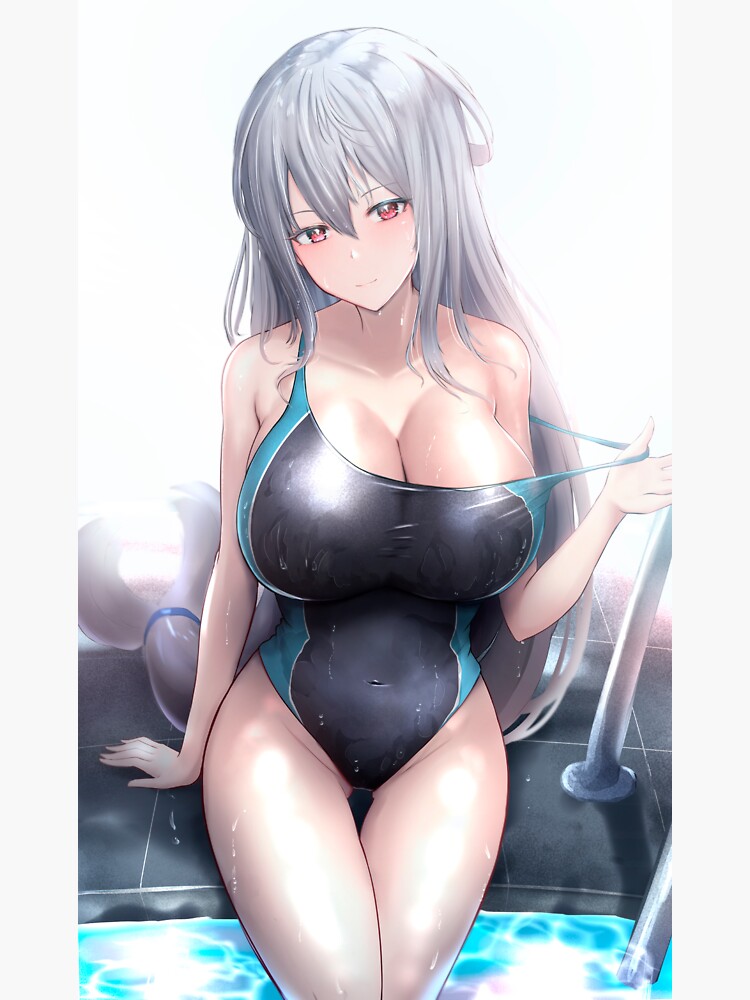 Hot Skadi Swimsuit Arknights Sexy Lewd Boobs Tits Thighs Hentai Ecchi