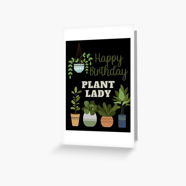 Tarjetas de felicitación Mamá de las plantas amantes de las plantas