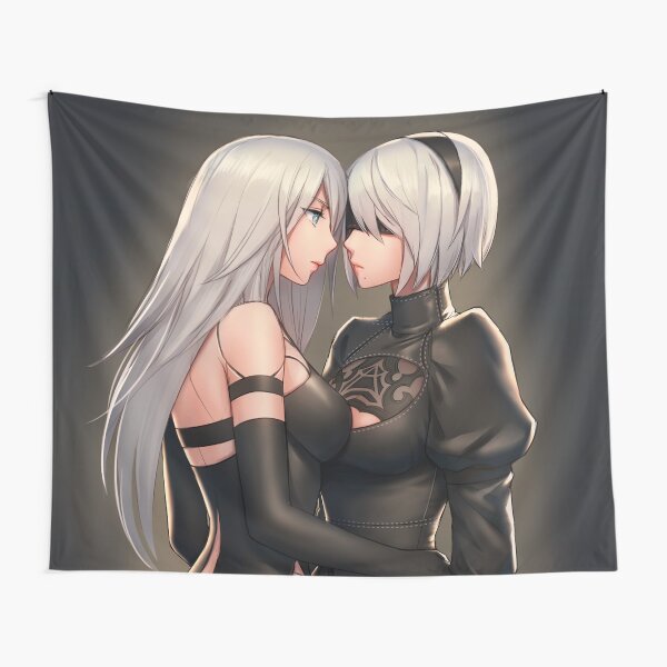 Sexy YoRHa 2B And A2 Lewd Thicc Ass Butt Tits Nier Automata Anime