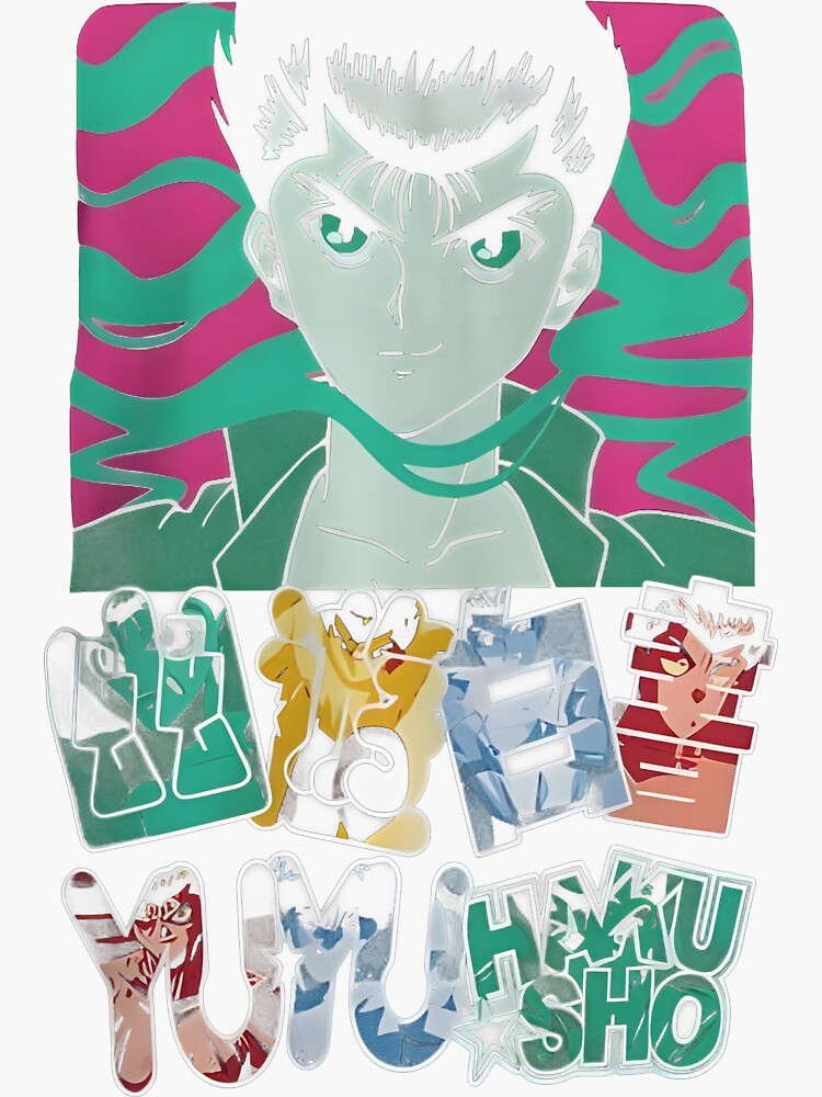 Yu Yu Hakusho Yusuke Urameshi Sticker For Sale By HertaReimann