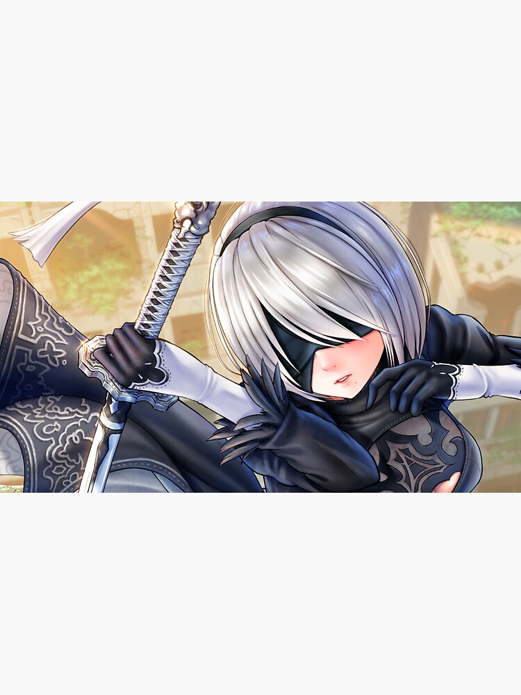 Sexy YoRHa 2B Lewd Booty Thicc Ass Butt Nier Automata Anime Dirty Hot