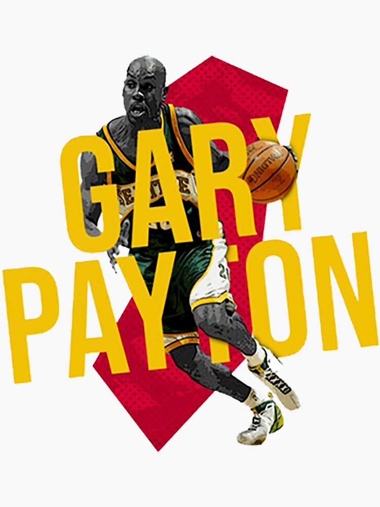 Gary Payton Latest Sticker For Sale By Kristopbearss Redbubble