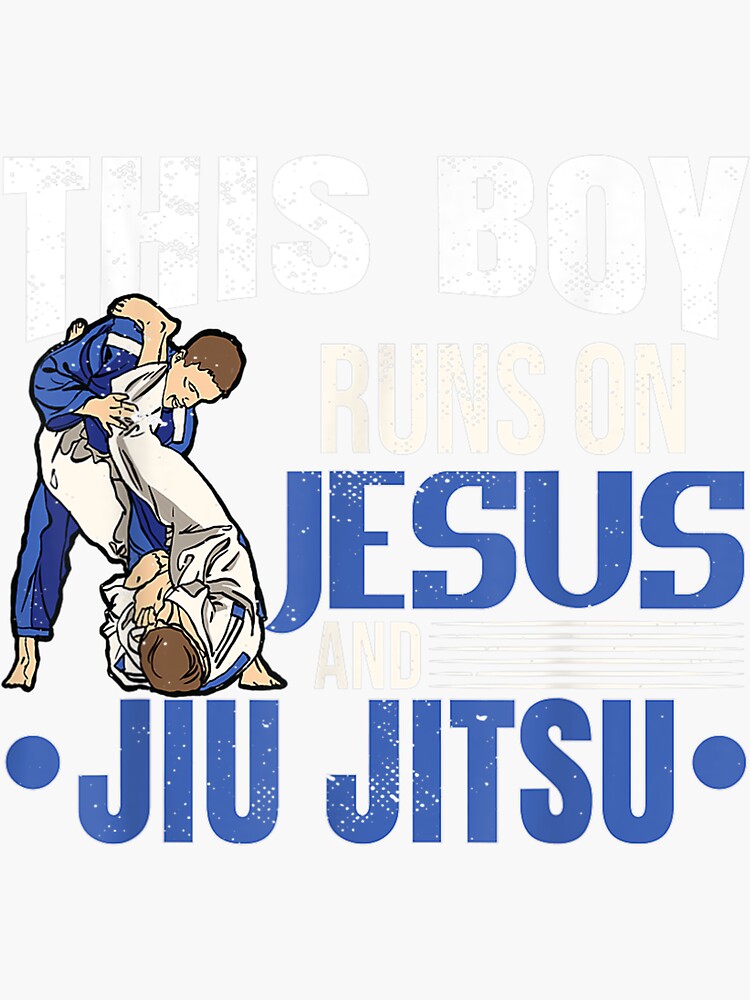 Aggressive Cuddling Funny Jiu Jitsu BJJ Fighter Sticker For Sale By