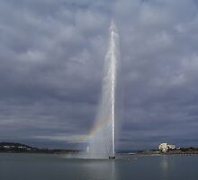 "Pot of gold" - Captain Cook Memorial Jet Fountain - Canberra by eucumbene