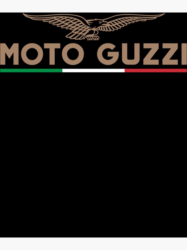 Moto Guzzi Eagle Logo Adhesive Emblem MOTO GUZZI Poster For Sale By