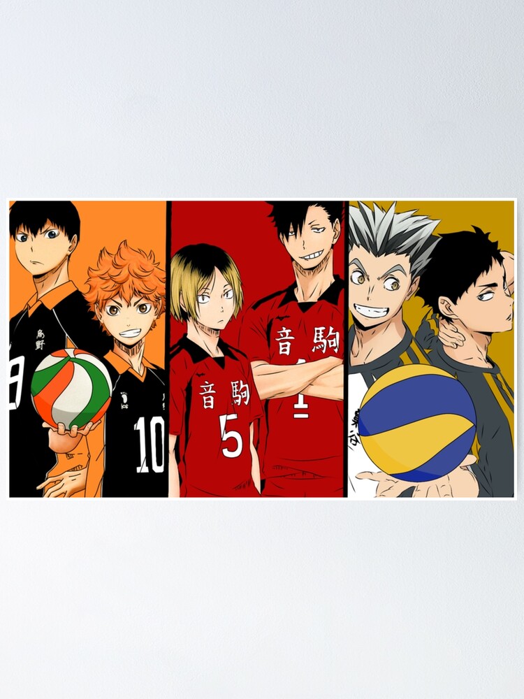 Haikyuu Karasuno Vs Nekoma And Fukur Dani Poster For Sale By