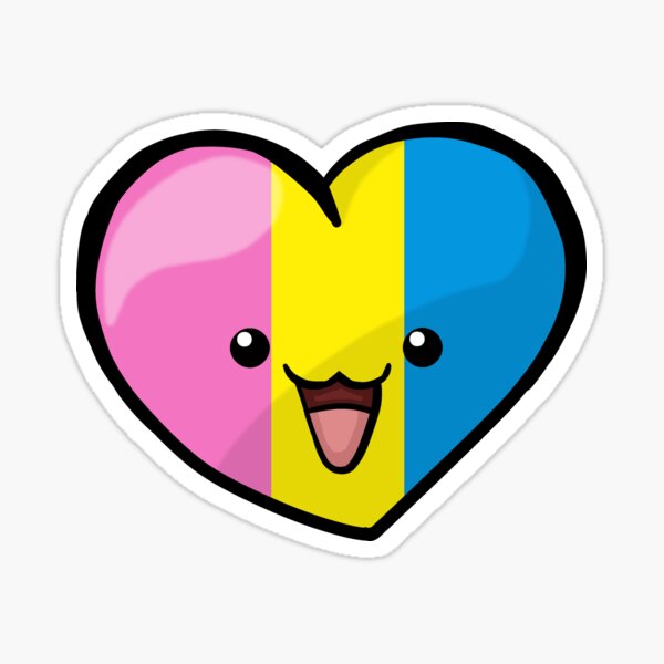 Pansexual Pride Sticker For Sale By JenericNerd Redbubble