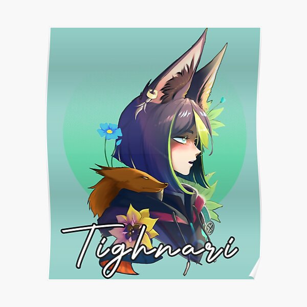 Tighnari Anime Girl Poster For Sale By DeonBlanda Redbubble