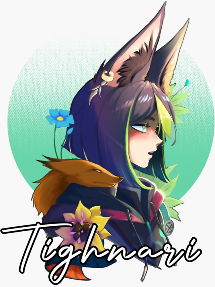 Tighnari Anime Girl Sticker For Sale By DeonBlanda Redbubble