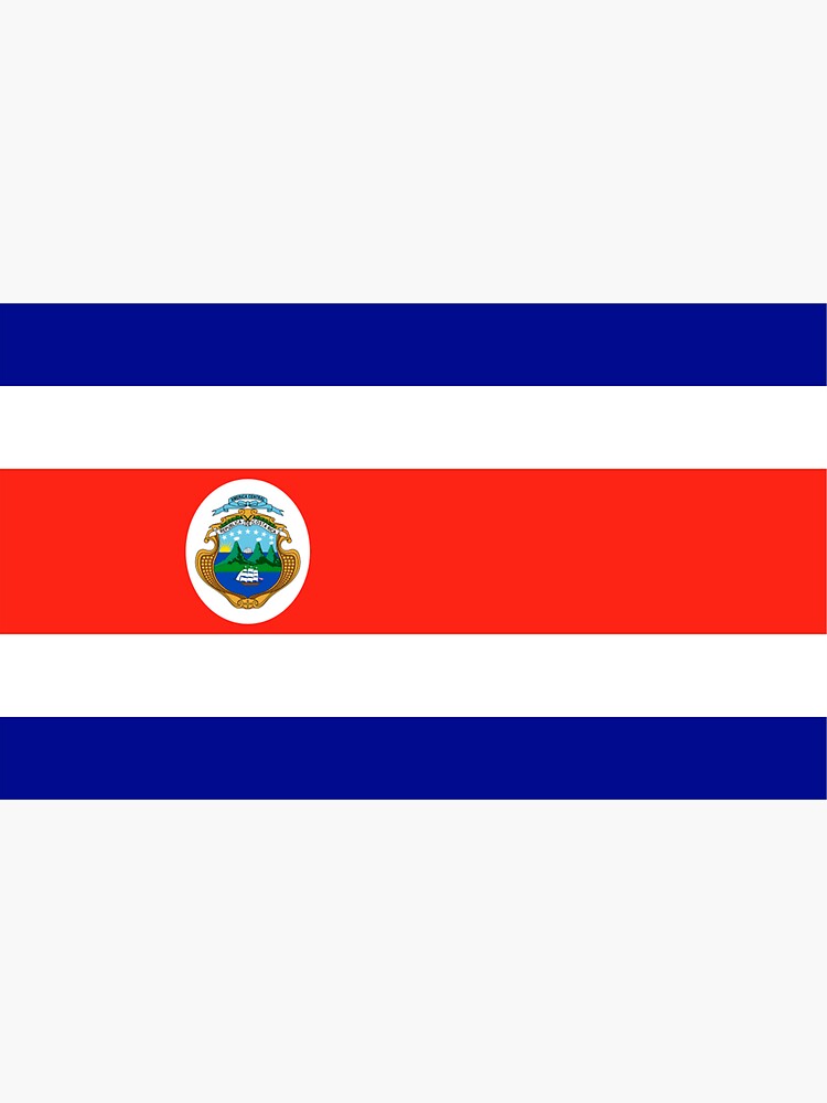 Costa Rica World Cup Sticker For Sale By Zelkass Redbubble