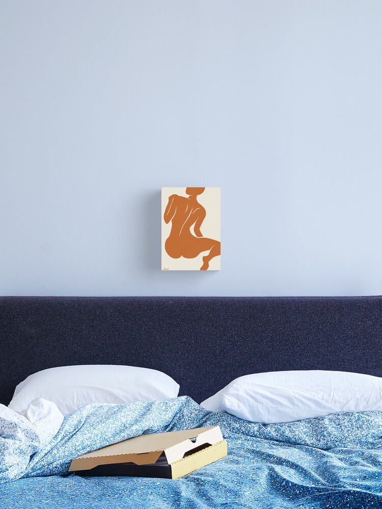 Henri Matisse Blue Nudes Inspired Abstract Woman Nude Canvas Print