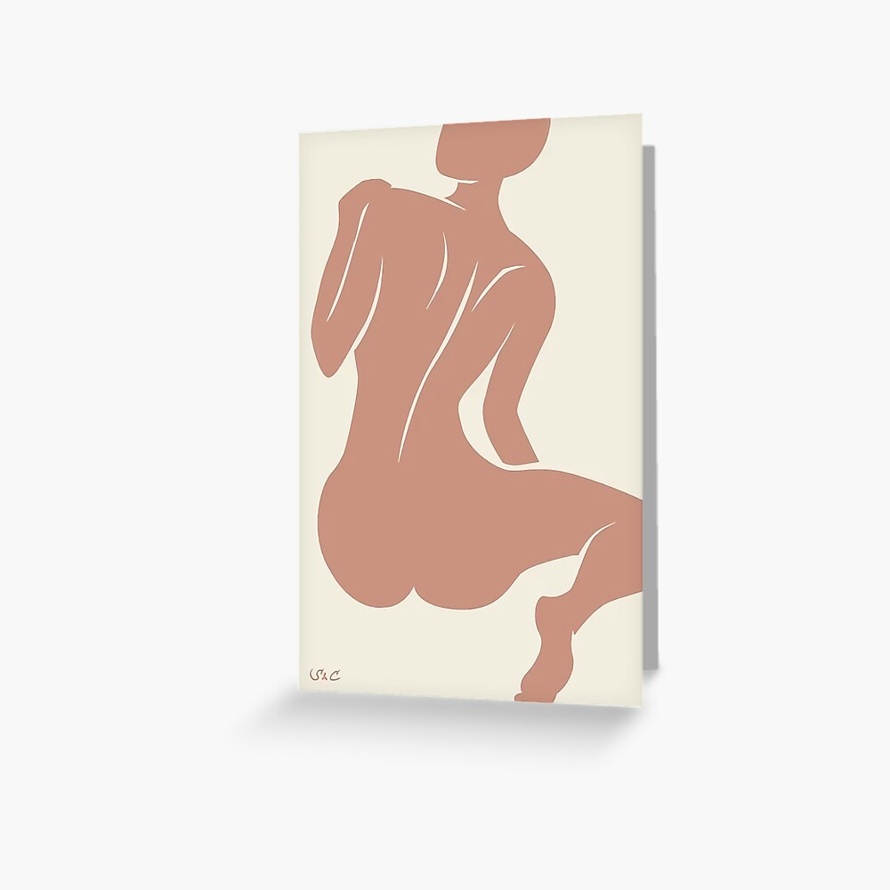 Henri Matisse Blue Nudes Inspired Abstract Woman Nude Body Figure