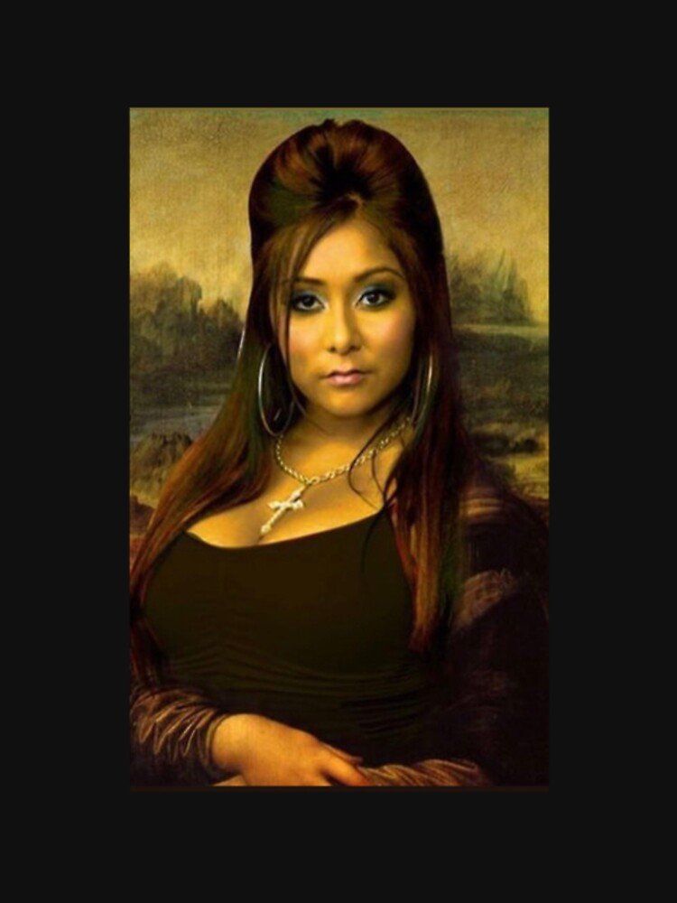 Snooki Mona Lisa T Shirt For Sale By Rianashatley Redbubble