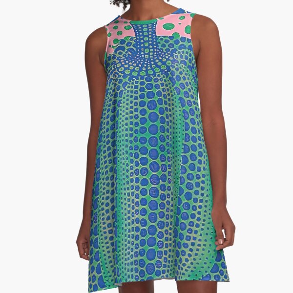 Pumkin Yayoi Kusama A Line Dress For Sale By Ann Belanger Redbubble