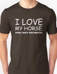 love horse shirt