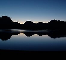 Teton Sunset by LarryGambon