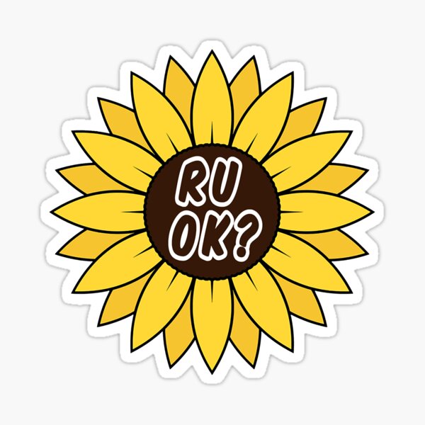 Ruok Sticker For Sale By Kimhatton Redbubble