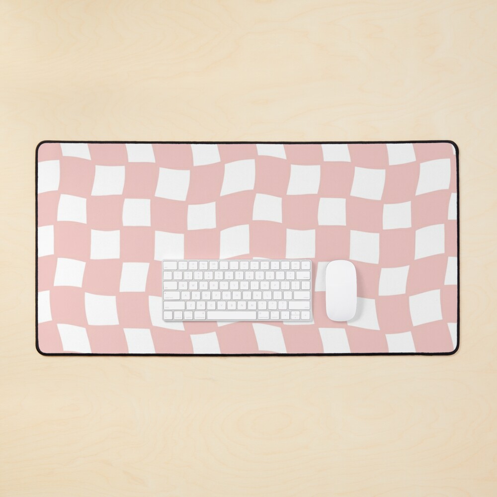 Abstract Checker Board Pastel Blush Pink Sticker For Sale By