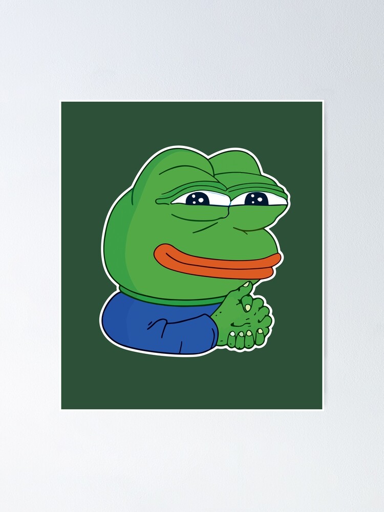 Pepe Lore Frog Meme Poster For Sale By Trendymememerch Redbubble