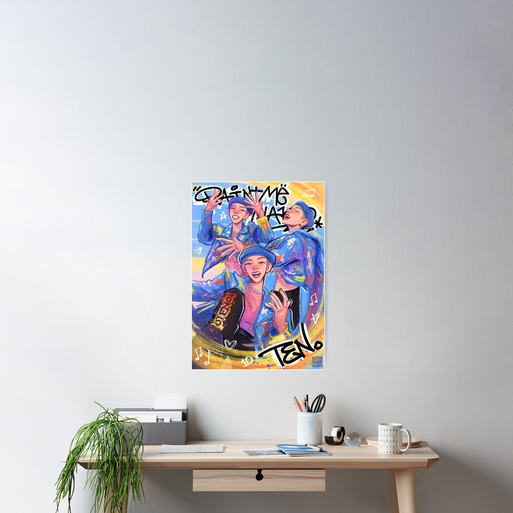 Ten Paint Me Naked Fanart Poster For Sale By Daehwisday Redbubble