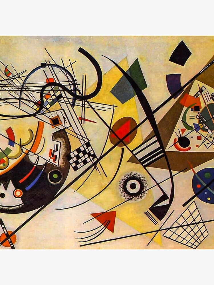 Kandinsky Swinging Famous Abstract Painting Poster For Sale By