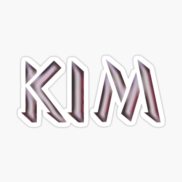 Kim Sticker By Melmel9 Redbubble