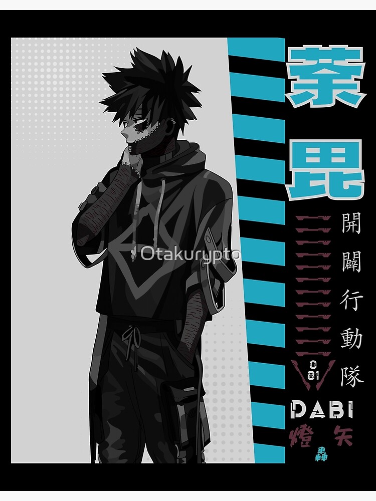 Touya Todoroki Dabi Ii My Hero Academia Poster For Sale By Otakurypto