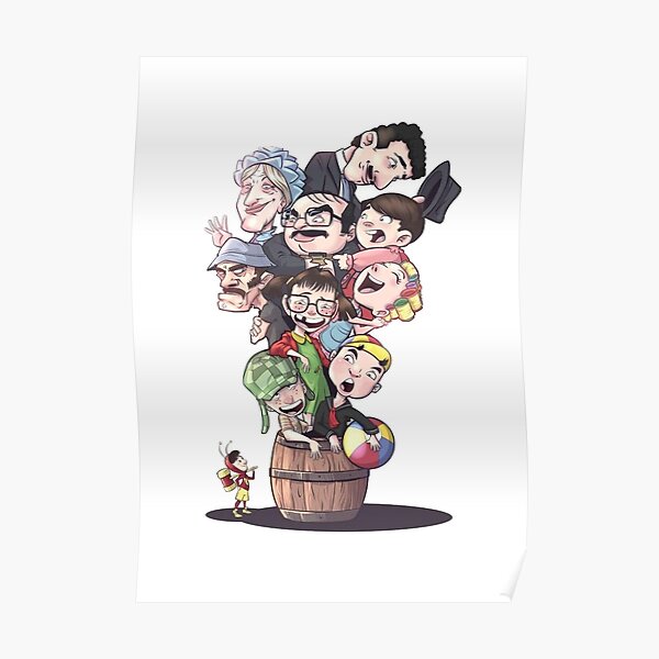 EL CHAVO DEL OCHO CHAVES CHAPOLIM CHAVO MEXICO Poster For Sale