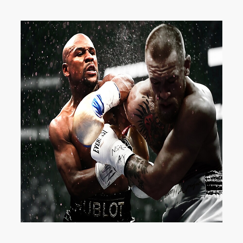 Sparpreise Conor Mcgregor Floyd Mayweather Poster Fight Art Print